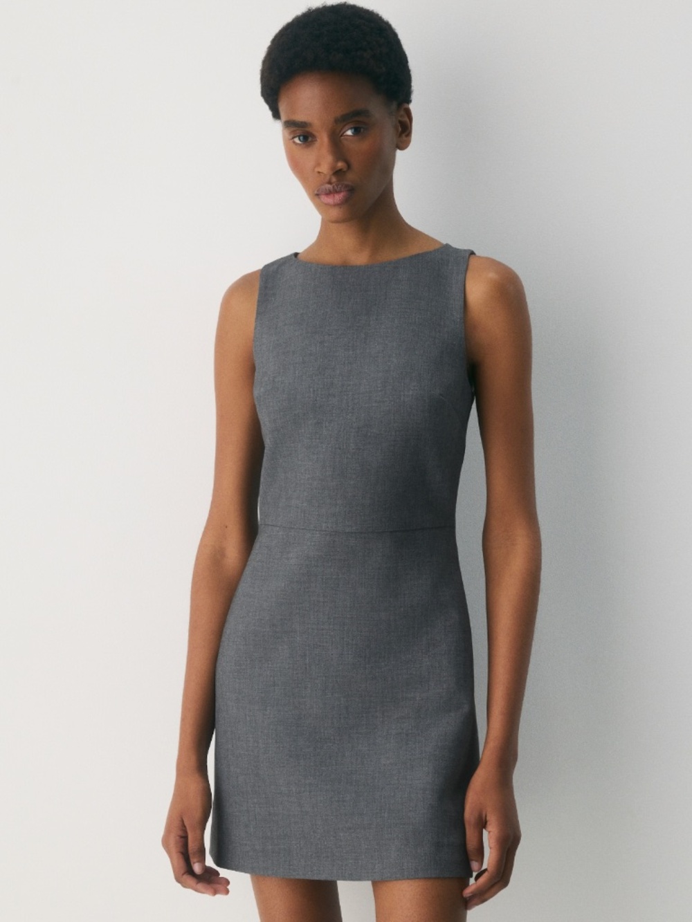 Aritzia Babaton Bond Dress Heather Gray Charcoal Size 10
